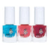 MISS NELLA WINTER GLITTER Nail Polish Set - Easy Peel Off, Water Based Formula, 3 Colors of Nail Glitter