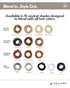 Heliums Small Hair Ties - Light Brown No Damage Mini 1 Inch Reusable Elastics for Thin Hair and Kids
