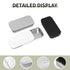 Lip Balm Tins, 3 Pack Slide Top Tin Containers for Lip Balm Crafts Storage Kit - 0.25oz (WHITE)