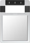 TASALON Unbreakable Hand Mirror, Silver Rectangular Tabletop Mount, ABS Frame, Handheld Mirror for Barber, Salon, Makeup
