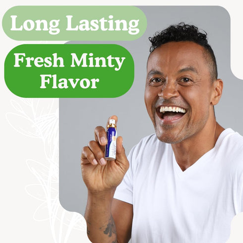 Tooth & Gums Spritz - Freshen Breath Instantly Natural Breath Freshening Spray with Essential Oils | Alcohol-Free
