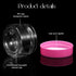 Patelai 4 Pieces Round Clear Plastic Container Jars - Leak Proof with Lids for Travel Storage of Makeup, Beauty