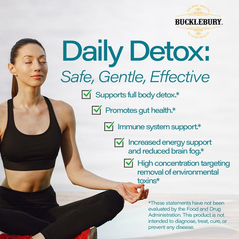 Immune 90 BUCKLEBURY Micronized Zeolite Capsules - Mineral Zeolite Detox for Adults - Supports System, Metabolism