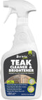 STAR BRITE Teak Cleaner & Brightener Gel Spray, 32 OZ, Vertical Surface Stick Formula