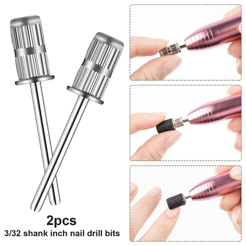 Rolybag Sanding Bands for Nail Drill, 240 grit with Storage Box, Includes 100 Superfine Grit Sand Bands