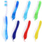 Zopeal 6 Pieces Travel Folding Toothbrush, Portable Built-in Cover, Multi Color Collapsible for Hiking, Camping, Daily
