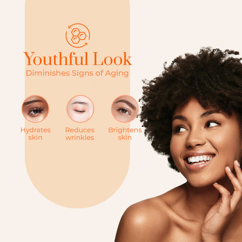 Vitamin C & Collagen Under Eye Patches, Anti-aging Cooling Eye Pads to Diminish Dark Circles & Puffiness