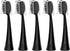 Replacement Toothbrush Heads with Covers for Burst, 5 Count in Black
