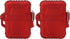 2PCS Torch Lighter Case, IP56 Waterproof Portable Cover for Outdoor Camping Travel (Red)