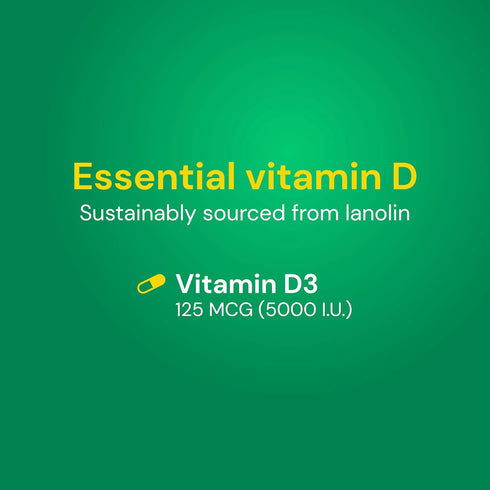 COUNTRY LIFE Vitamin D3 5000 IU - 60 Count