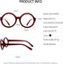 OCCI CHIARI Stylish Reading Glasses for Women - Reader 0 100 150 200 250 (Red, 2.0)