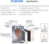 3.7V 1200mAh Battery 603450 Lithium Polymer Ion Rechargeable Li-ion Battery with 2P PH 2.0mm Connector