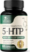 5 HTP Supplement 60 Count, 200 mg 5HTP Plus Calcium for Brain Mood and Sleep Support, Vegetarian & Non-GMO