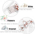 Unicra Wedding Crystal Hair Comb, Bridal Headpiece Accessories for Brides (Rose Gold)