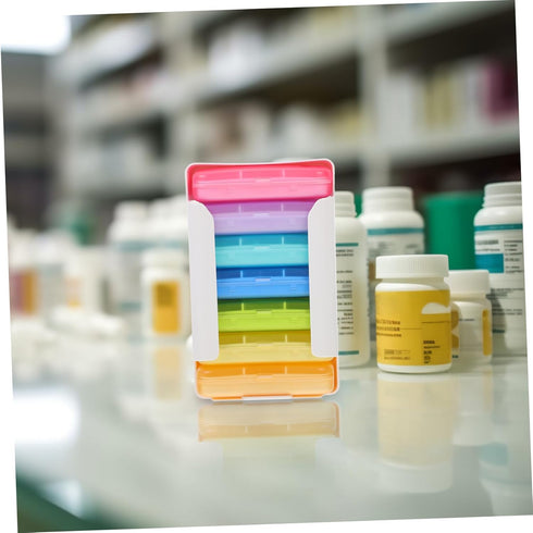 Travel-Friendly Weekly Pill Organizer - Cute & Sturdy Medicine Case
