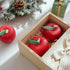 Luxylei Apples Shaped Scented Candle, Fruit Soy Wax Decorative Candle for Table, Aromatherapy Candles for Stress