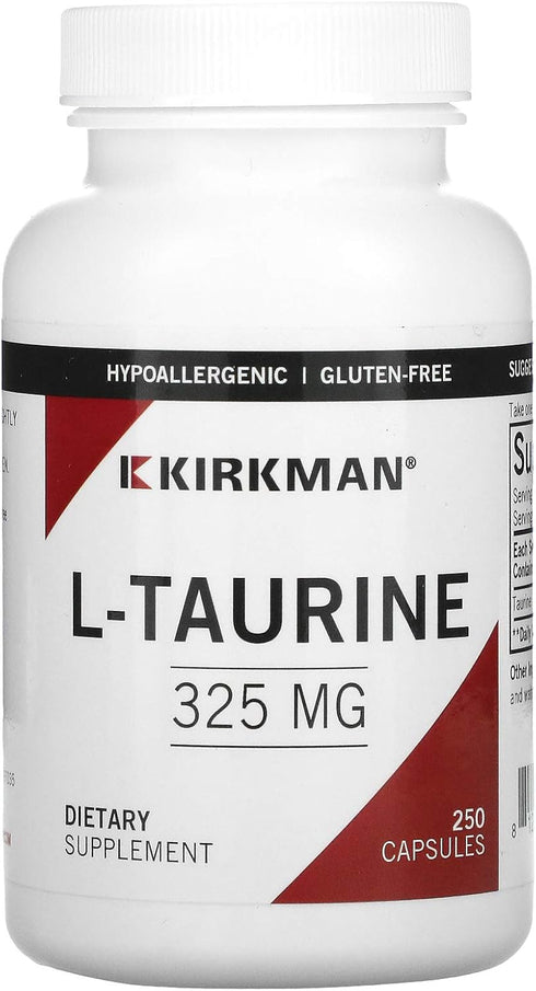 L-Taurine 325 mg Capsules, Hypo, 250 ct