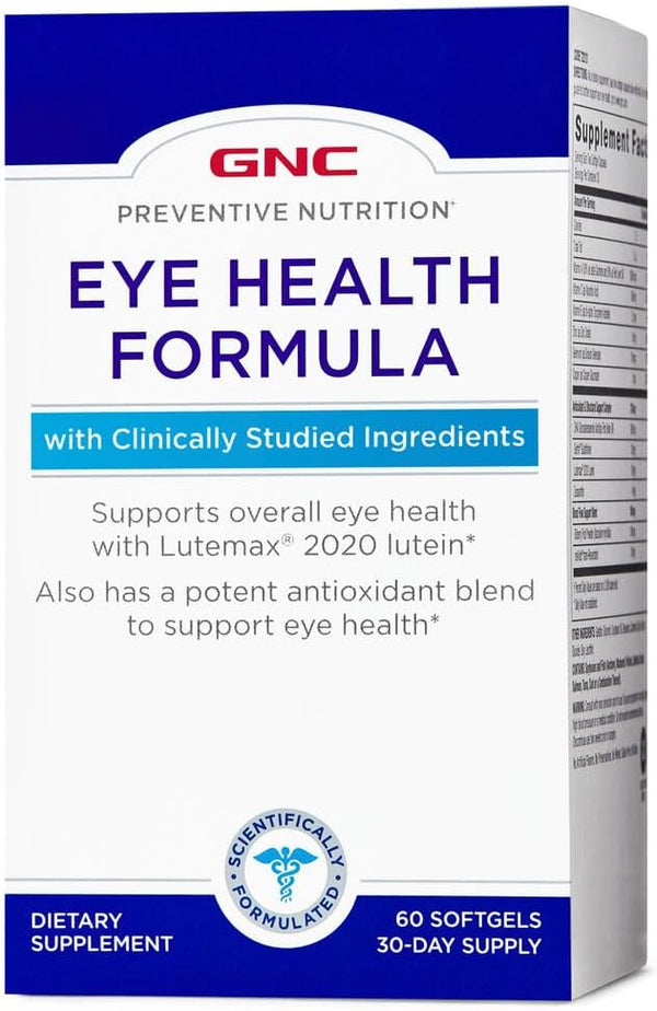 GNC Eye Health Formula - Supports Eye Health with Lutein