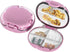 VirgoCCY Travel Pill Organizer, 6 Compartments Portable Pill Case, Luxury Plating Design, Weekly