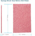 TallsooU 12PCS Sponge2.5X4.0 inches, Cleaning Kitchen DishSponge, Cleaning Scrub Color Sponge, Biodegradable Natural
