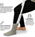 NOVA Sock & Stocking Aid for Seniors Soft Terry Cloth, Flexible Easy-On Sock Helper with Long Pull Straps for Elderly