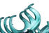 Youxuan 4 Inch Hair Claw for Women, Pretty Clip for Thick Hair, Niagara Blue