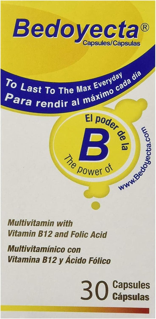 Bedoyecta Multivitamin Capsules, 30 Each