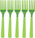 Elegant Kiwi Green Plastic Fork (Pack Of 20) - Eco-Friendly, Durable & Eye-catching, Perfect For Parties & Events by Amscan