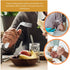 LALAFINA Adaptive Utensils Set, Angled Fork and Spoon for Elderly, Left Handed, Anti Shake Eating Utensils