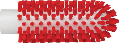 Vikan 5380-50-4 Stiff Tube Brush, Polyester, 2" x 5-3/4" OAL, Red for Effective Cleaning