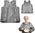 Unisex Adult Bibs with Sleeves, Washable & Reusable Clothing Protector with Optional