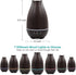 HealthSmart Essential Oil Diffuser, Cool Mist Humidifier with 500ML Tank, Adjustable Timer, 7 LED Light Colors