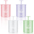 4 Pieces Face Foam Maker - Travel Cleanser Whip Maker for Quick Facial Cleansing - Lightweight Facial Foam Cup