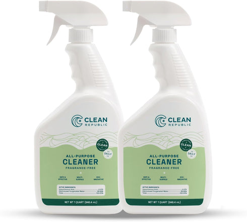All-Purpose Cleaner Spray, Nature-Derived, Bleach Free, Fragrance Free, Multi-Surface Cleaner, 32oz - 2 Pack