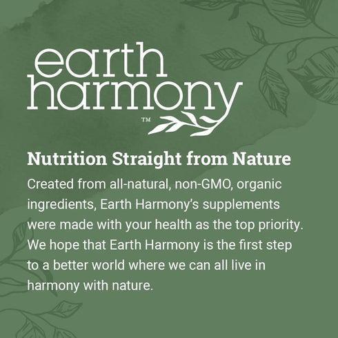 Immune 2 oz Earth Harmony Liquid Chlorophyll, Liquid Drops for System Support, Natural Internal Deodorant, Vegan