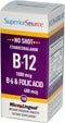 Superior Source No Shot Vitamin B12 1000 mcg, B6, Folic Acid, 100 Ct