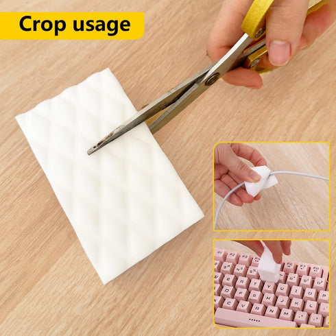Sponge,50 Pack 2X Melamine Density Magic Sponges Eraser in Bulk,Melamine Foam Cleaner for Kitchen, Bathroom,Bathtub