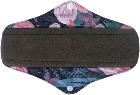 JOBEBE 10PCS 10 Inch Pad+1PC Regular Reusable Washable Charcoal Bamboo Cloth Mama Menstrual Sanitary Wet Bag