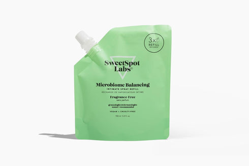 SweetSpot Labs Microbiome Balancing Feminine Spray, Deodorant Spray for External Vaginal Odor & pH Balance (Refill