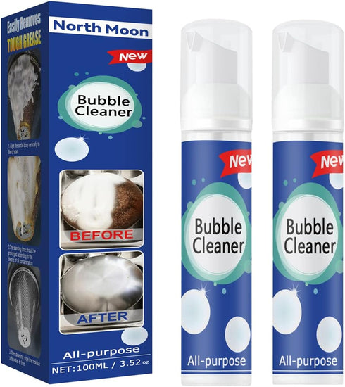 WKHOEOYV Bubble Cleaner Foaming Heavy Oil Stain Cleaner, All Purpose Bubble Cleaner Kitchen