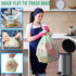 4-6 Gallon Flap Tie Compostable Trash Bags, 76 Count, Sturdy Biodegradable Kitchen Trash Bags, ASTM D6400, US BPI