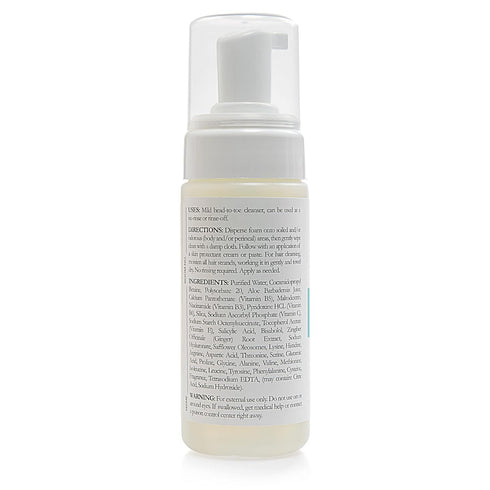 Thera Foaming Body and Hair Cleanser - Rinse-Free Exfoliating Foam, 5 oz, 1 Count