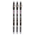 Ruby Kisses GoBrow Eyebrow Pencil, Sharpenable, Longwear, Long Lasting Wooden Pencil for Natural-Looking Brows (3 PACK)