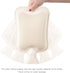 Hot Water Bag - 2 Liter Hot Water Bottle, Reusable Hot Cold Pack with Knit Cover for Pain Relief, Snowflake