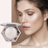 Pearl White Shimmer Glitter Highlighter, Silver Face Highlighter, Makeup Illuminator for Contour