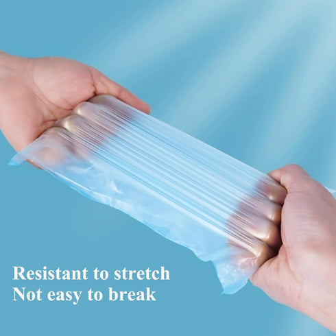 100 Pack Small Garbage Bags, White Odorless Liners for Desktop Trash Cans