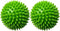 Therapist's Choice Pack of 2 Soft Spiky Massage Balls, Stress Reflexology, Porcupine Sensory Ball