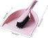 Oxxggkao Set Broom & Pan Compact, Nesting Design, Portable Tool, Ideal for Small Spills, Desk & Home Tasks