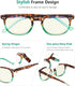 Eyekepper Blue Light Blocking Vintage Reading Glasses for Men and Women