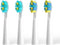 SEAGO Kids Electric Toothbrush SG-2303 Replacement Brush Heads Refill 4 PCS White